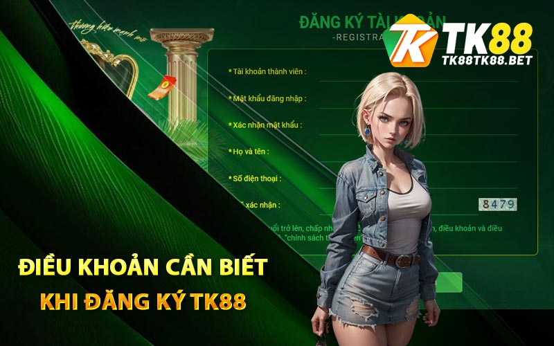 Hướng Dẫn Đăng Ký TK88 Dễ Dàng Cho Những Tân Thủ 1 Điều khoản cần biết khi đăng ký TK88