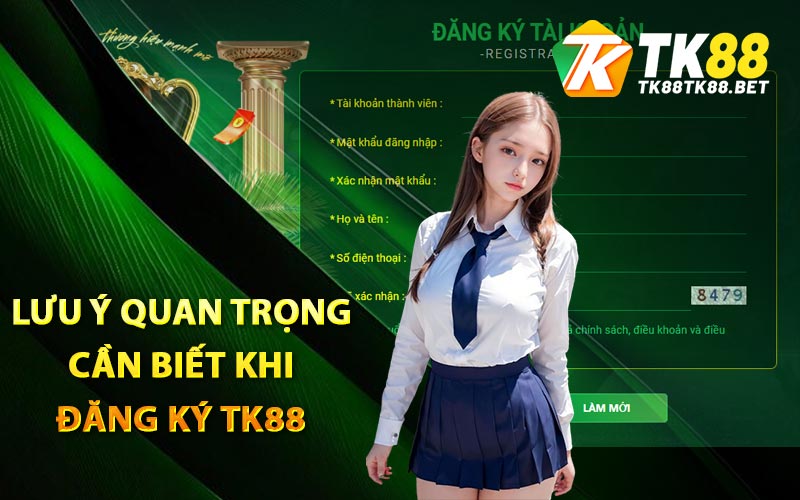 Hướng Dẫn Đăng Ký TK88 Dễ Dàng Cho Những Tân Thủ 3 Lưu ý quan trọng cần biết khi đăng ký TK88
